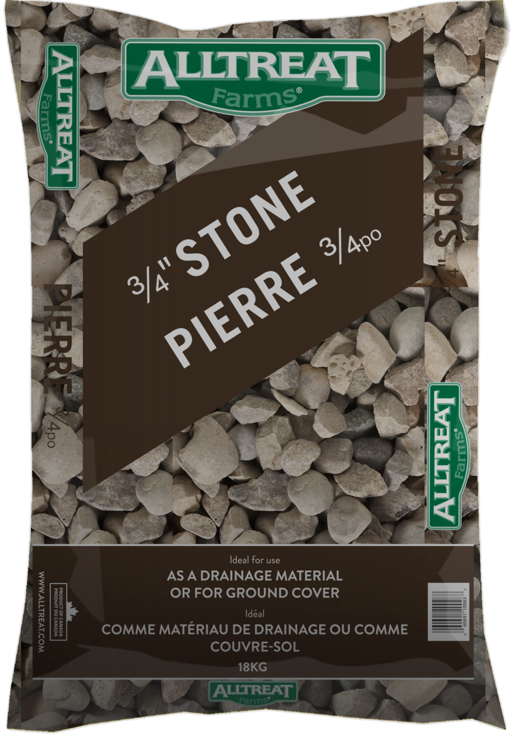 AllTreat 3/4" Clear Stone 18kg