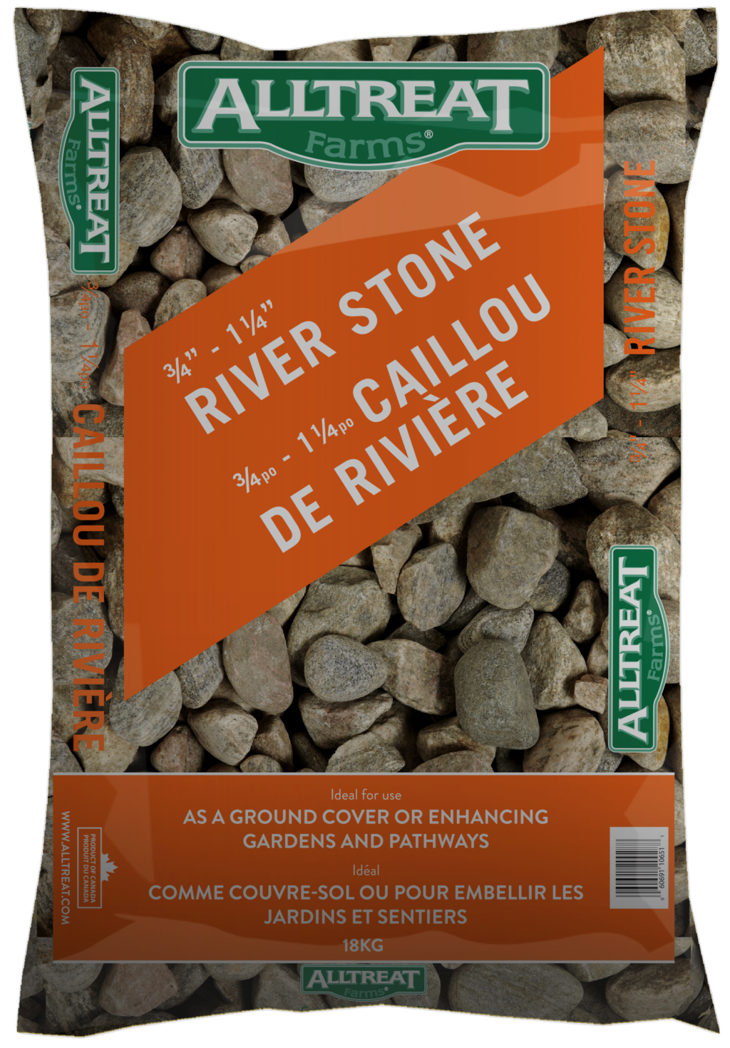 AllTreat 3/4-1 1/4” River Stone 18kg
